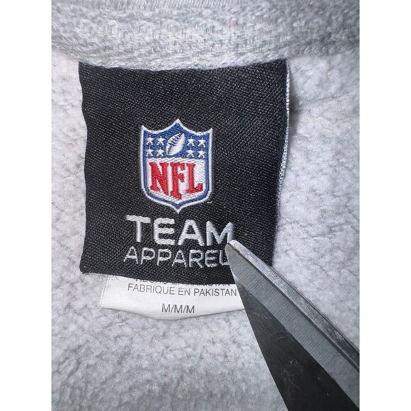 Green Bay Packers full zip gray hoodie medium - Picture 5 of 8